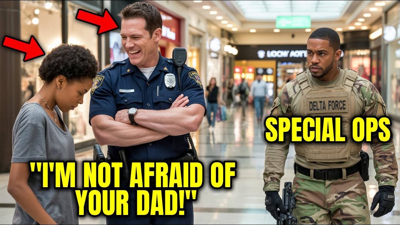 Cop Laughs at Black Girl for Saying Her Dad's in Special Forces—Until He Walks Onto The Scene