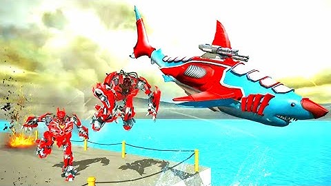 Real Robot Shark Game Transforming Shark Robot Shark Attack Wild Simulator Android Gameplay HD