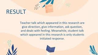 Interaction Analysis (Research Method in ELT)