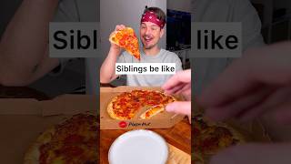 What is the best way to eat PIZZA with your sibling?😅❤️🍕| CHEFKOUDY