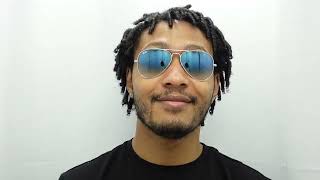 Mens Model Wearing Ray Ban 3025 0033F Sungles