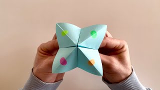 🔮 DIY Origami Fortune Teller Tutorial: Craft Your Own Cootie Catcher Magic!