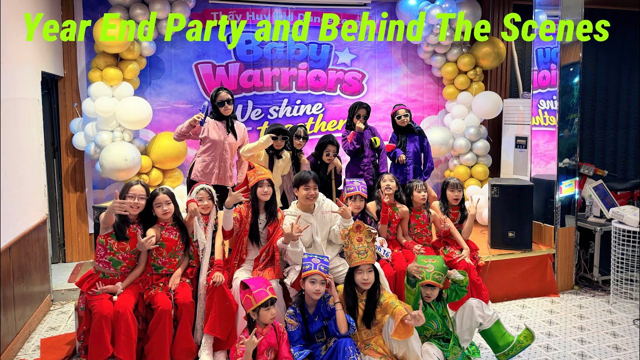 Новогодняя вечеринка с участием малышей-воинов!