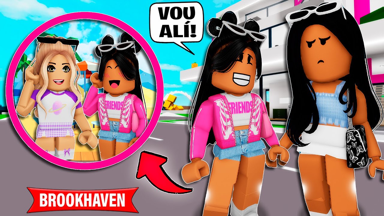 A MINHA AMIGA me TROCOU pela MENINA RICA  Historinhas Brookhaven Roblox  Bibi e Lud 