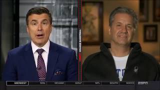 John Calipari Full Interview on Bracketology (ESPN) - 2018 NCAA Tournament