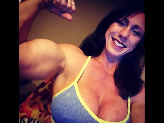 Breast Muscles - Female Bodybuilder 