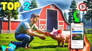 TOP 2 RANCH SIMULATOR GAME FOR MOBILE | REALISTIC GRAPHICS l SANU GAMERZ