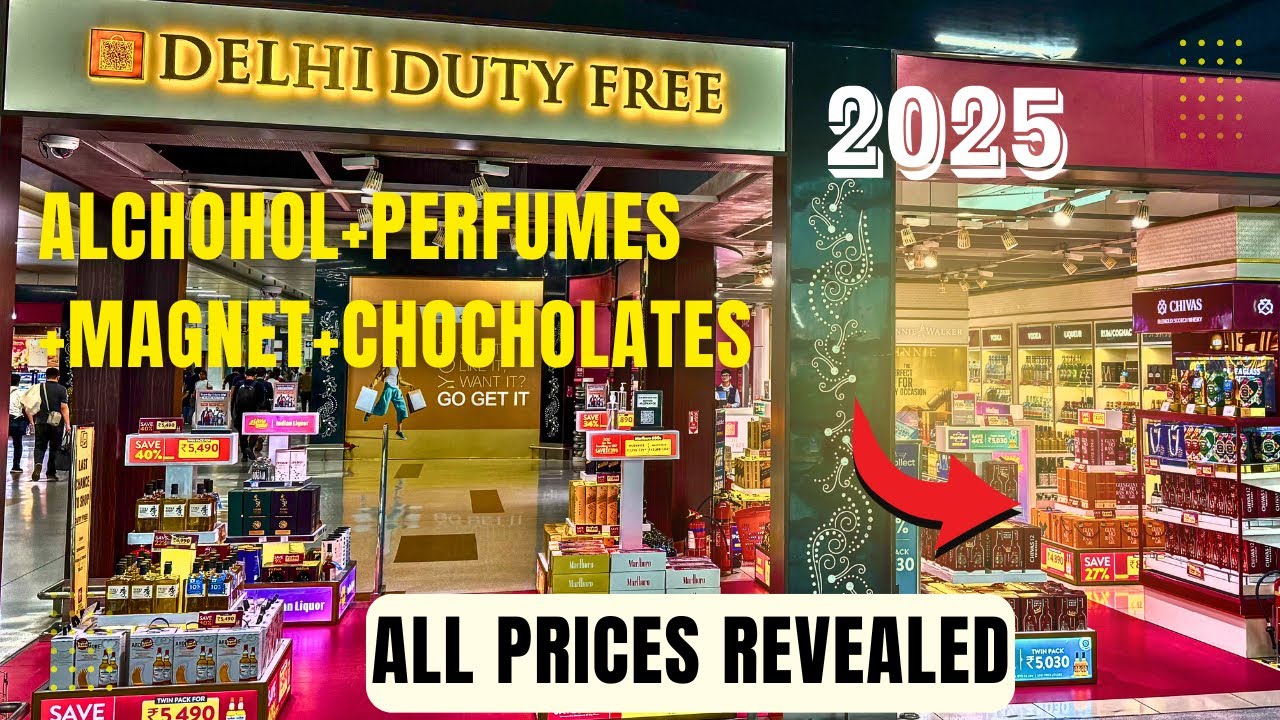 🛫 Delhi Airport Duty Free Shops