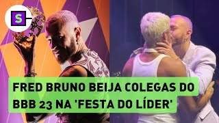 Fred Bruno Organiza Festa Do Líder E Beija Colegas Do Bbb 23