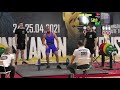 Saxon bar deadlift.