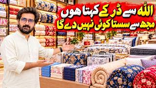 Inside Faisalabad’s Bedding Market | Real Prices of Branded Bedsheets, Comforters & Razai