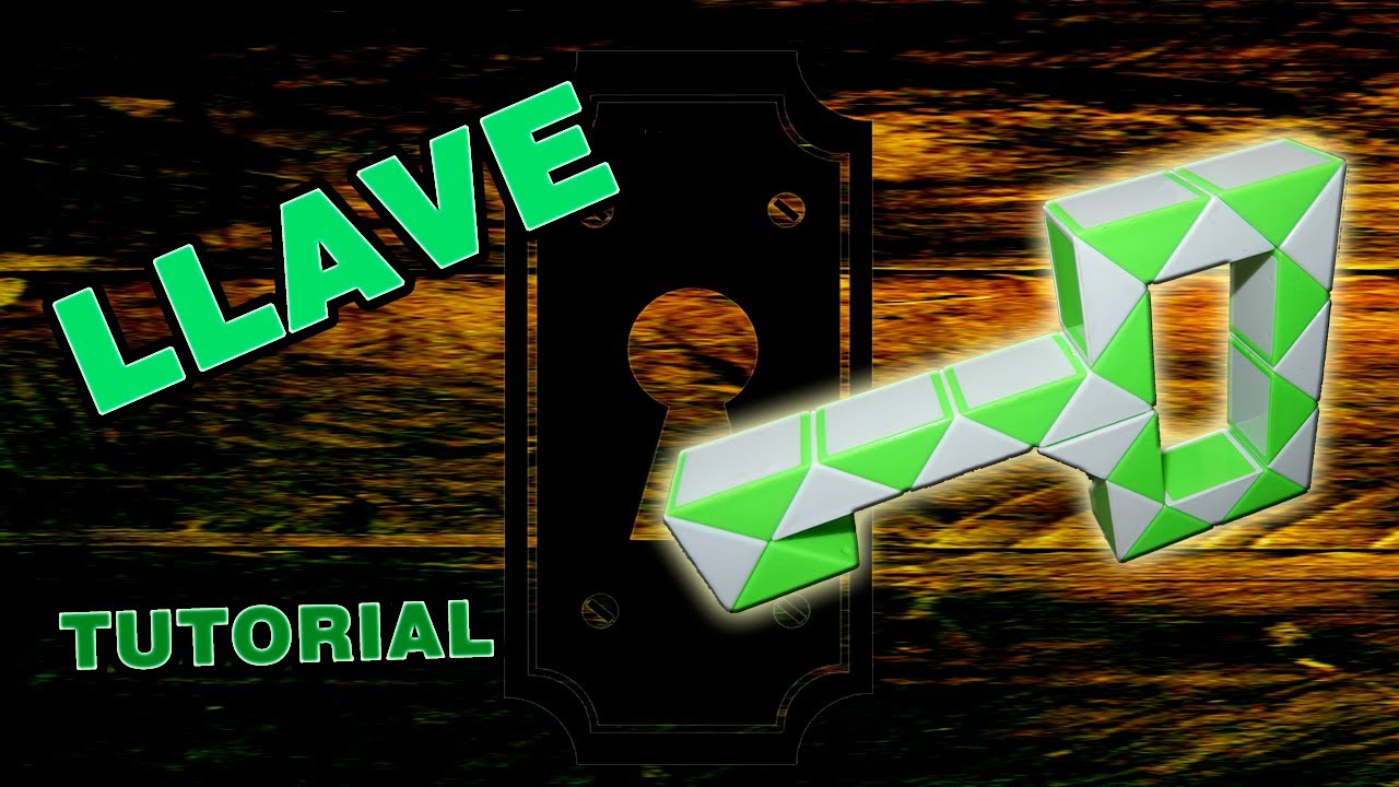 Como hacer Una Llave con Rubik Snake(Serpiente)/Twist Rubik´s en Español