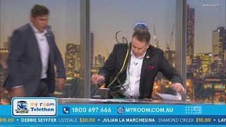 Ch9's Tony Jones Gets Pranked on Live TV! - (24.09.2021)