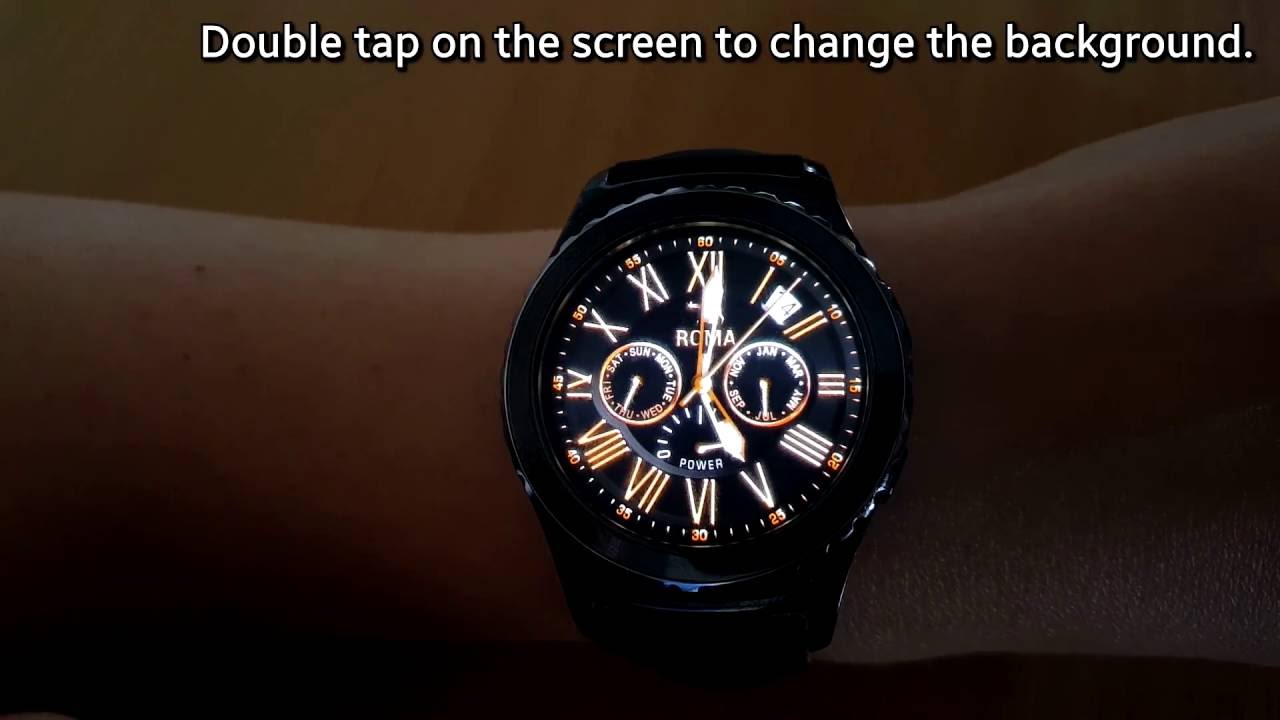 Gear O'Clock Roma Watch face for Samsung Gear S2 and Gear S3 YouTube