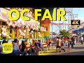 Food, Games &amp; Rides of Orange County Fair 2021 Opening Weekend | 4K Walking Tour