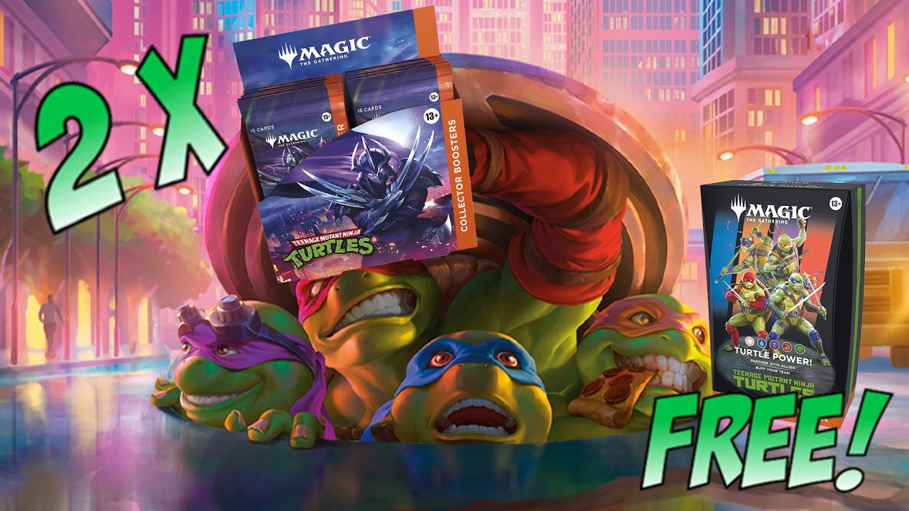 2 X Collector Booster Boxes  - Magic the Gathering Teenage Mutant Ninja Turtles Opening
