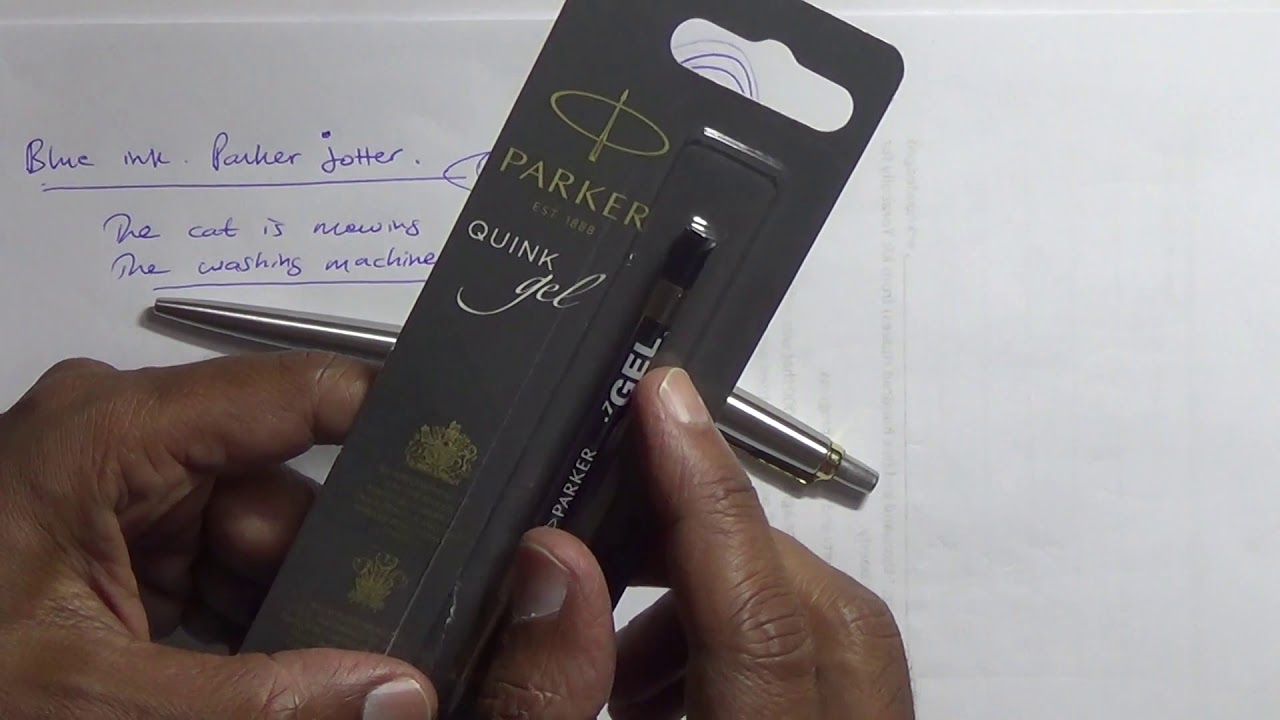 Parker Jotter ballpoint and gel cartridge