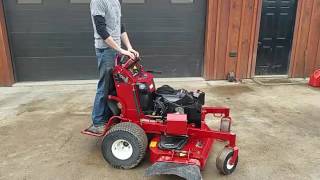 2012 Toro Grand Stand Commercial Grade Hydro Lawn Mower For Sale Running Operati