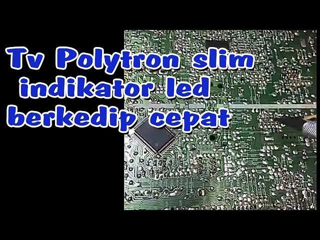 polytron slim hbt 05-001  led berkedip cepat. class=