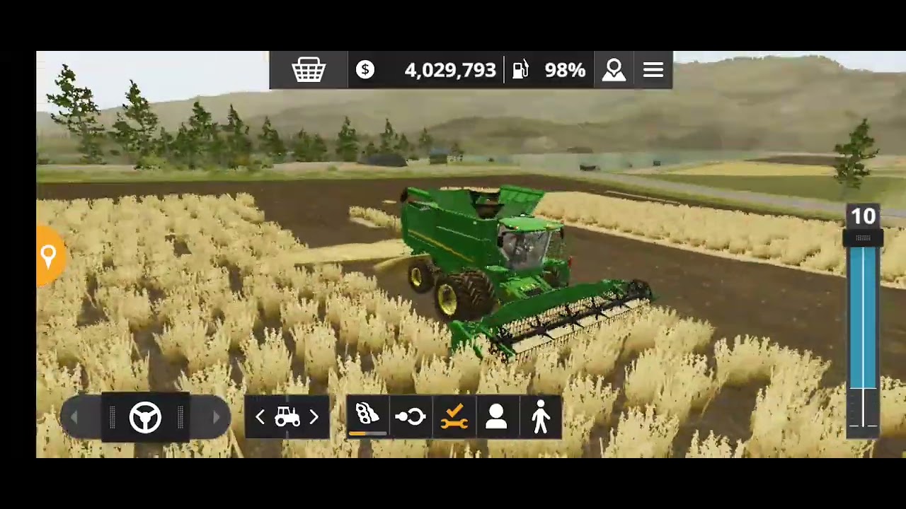 Vídeo de farming simulator 20 colhendo soja 🚜🚜🚜