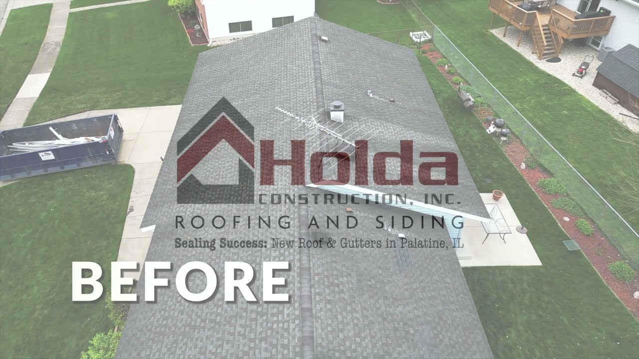 Sealing Success: Before & After at Carol Kutkowski's New Roof & Gutters Project in Palatine, IL