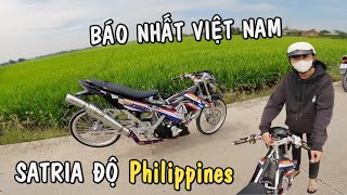 Đây là chiếc Satria báo nhất Việt Nam độ theo phong cách Philippines Siêu Lùn