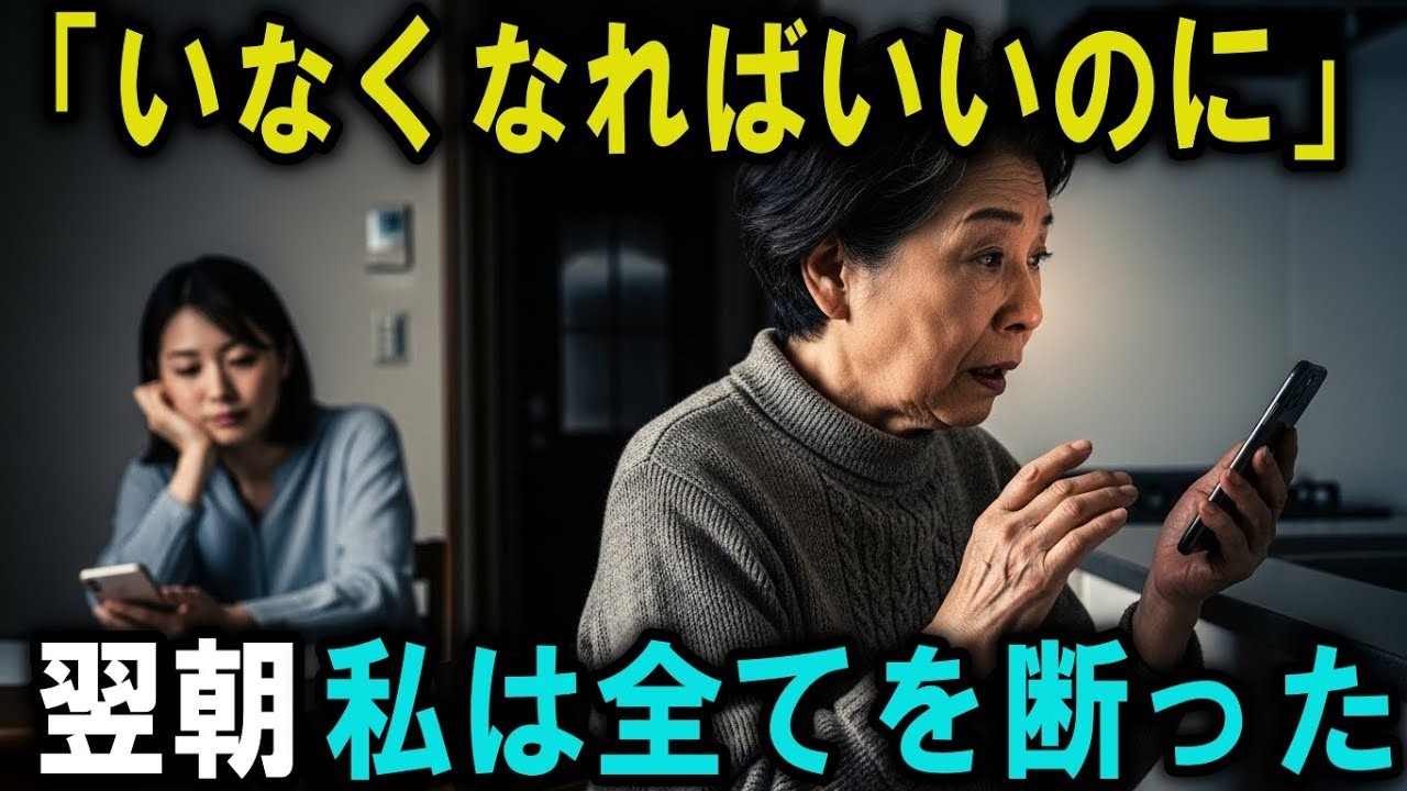 「いなくなればいいのに」──嫁のSNSを見た夜、私は家を出て“母親”をやめました