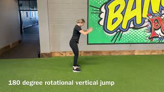 180 Degree Rotational Vertical Jump