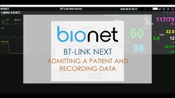 [BT-Link Next] Admitting a Patient and Recording Data on Bionet BT-Link Next