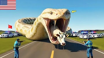 🐃 Heroic Rescue Team Brave Heroes Save Buffalo from Giant Python’s Deadly Attack