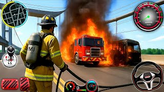 FireFighter Rescue Simulator 3D - Us Emergency 911 Ambulance Driving - Android GamePlay screenshot 4