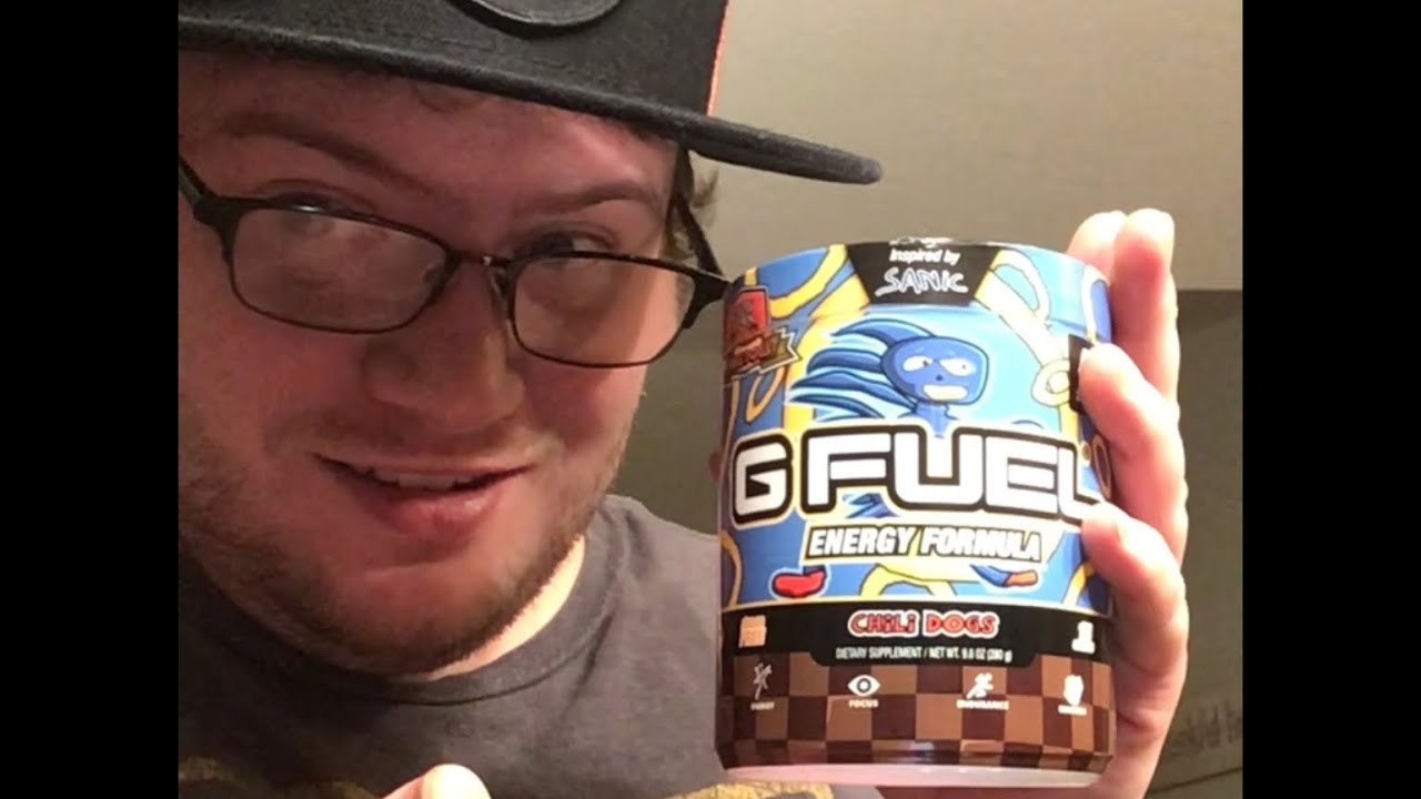 Gfuel sanic chili dog taste test