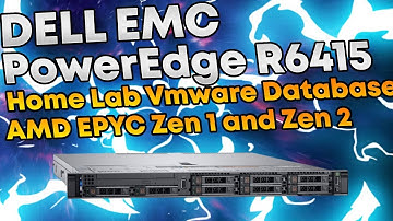This Dell Poweredge R6415 AMD EPYC Zen 1 and 2 Home Lab ESXi TrueNAS Unraid Hypervisor VMware
