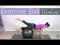 20 Minute Pilates Workout with an Exercise Ball