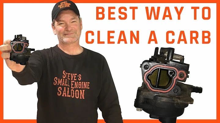 EASIEST WAY To Clean a Plastic Briggs Carburetor