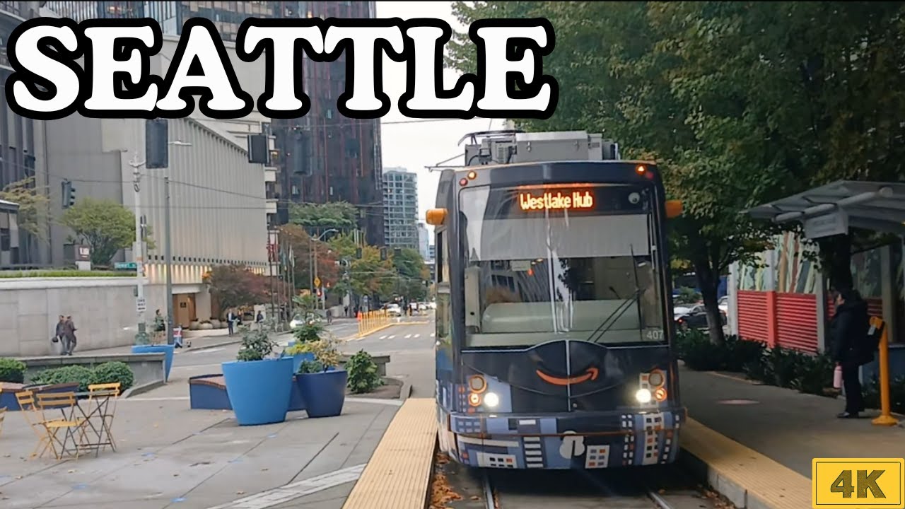 Seattle Downtown to New Waterfront Park Walking Tour | October 20th 2025 | 4K 60 FPS