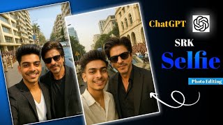 Instagram Trending Shahrukh Khan SelfiePhoto Editing | Celebrity selfie ai photoediting screenshot 5