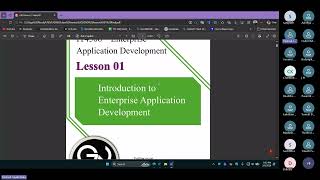 BIT | Semester 04 | Enterprise Application Development Day 1 Lesson 1 p1 03/06