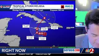 LIVE: The updated weekend forecast + Melissa To Become a Major Hurricane.