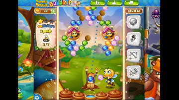 Forest Rescue bubble pop level 12