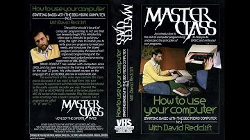 How To Use Your Computer Master Class | VHS | 1983