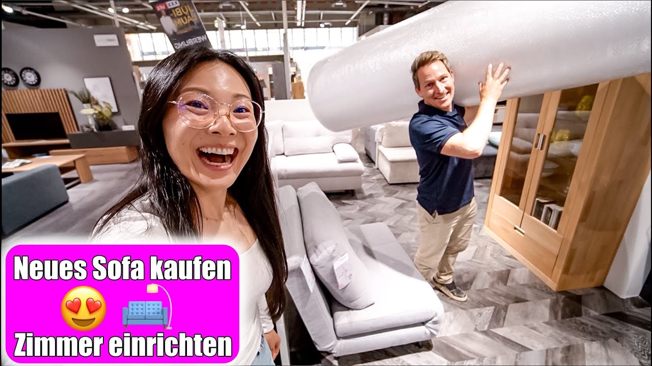 Neues Sofa kaufen 😍 Shopping im Möbelhaus & Zimmer neu einrichten! Mama VLOG | Mamiseelen