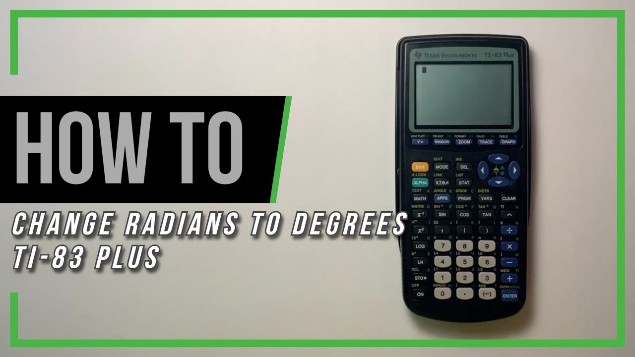 How To Change Radians To Degrees On Texas Instrument TI 83 Sin Cos how-to-change-radians-to-degrees-on-texas-instrument-ti-83-sin-cos