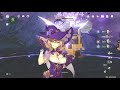 【原神】リサ Lisa dps destroys lvl 93 Geo Hypostasis.【Genshin Impact】