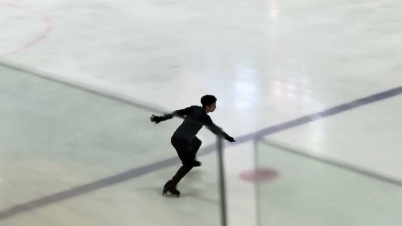 2026 Junior Worlds Jacob Sanchez USA short program practice Tallinn, EST 04/03/2026