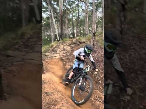 Too fast for snake #fyp #mtb #crash