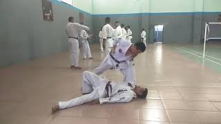 Latsus latihan Khusus Black Panther Karate Di Lantamal Angkatan Laut