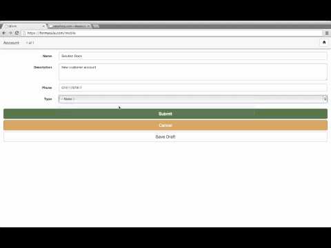 Formyoula Mobile Offline Demo for Salesforce