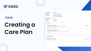 Create and Manage Care Plan - Tutorial
