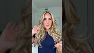 Trying Clip-Ins for the first time  #hairtutorial #hair #clipinhair